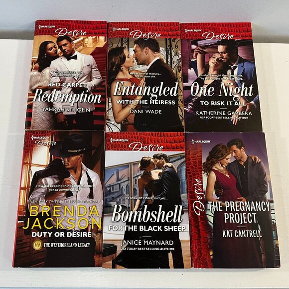Lot of 24 "Harlequin Desire" Paperback Romance Novels - Excellent condition! - Picture 7 of 7
